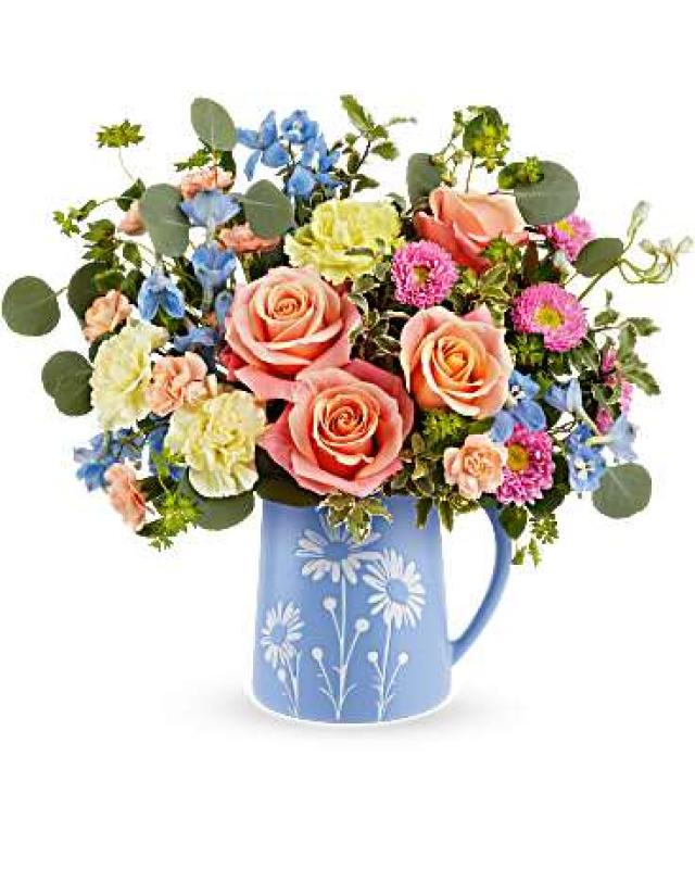 An image of Teleflora's Daisy Dreams Bouquet Deluxe