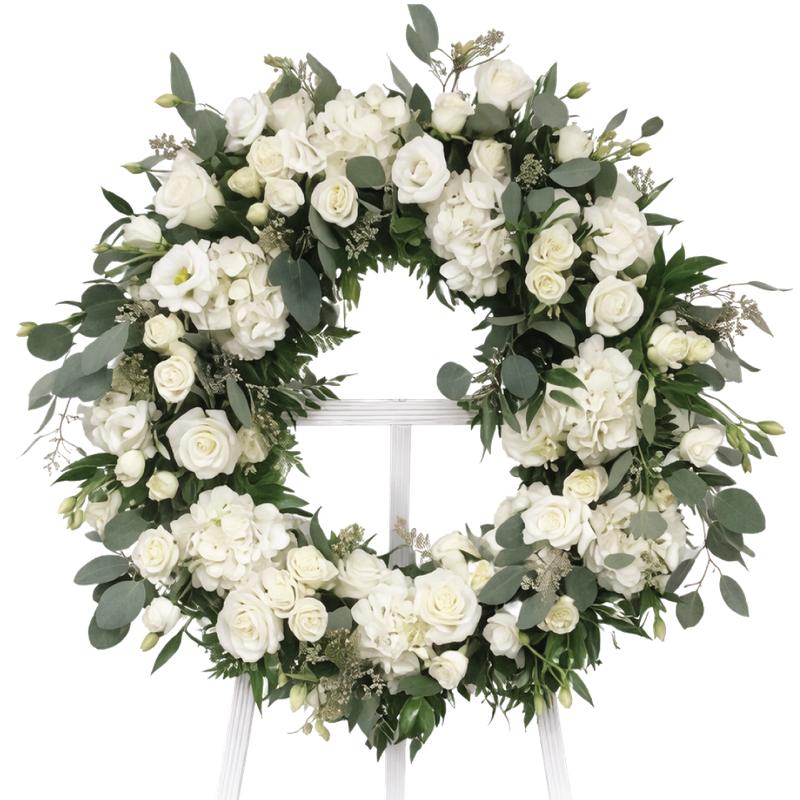 An image of The Purist Love Standing Wreath Standard