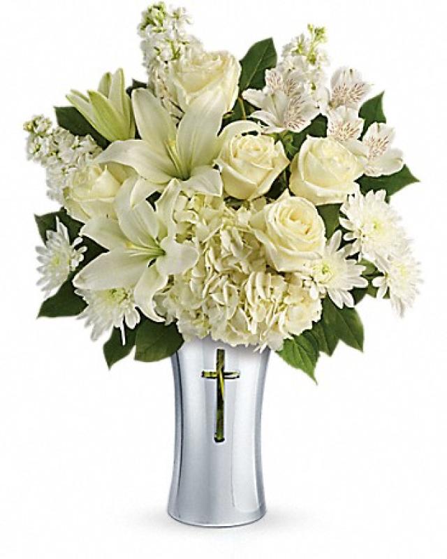 An image of Teleflora's Shining Spirit Vase Arrangement Standard