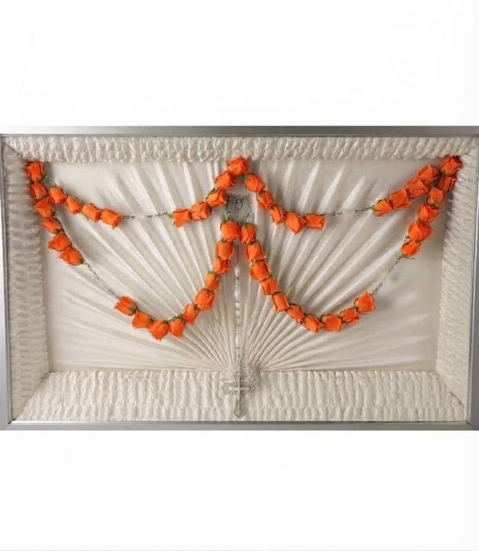 An image of Teleflora's Divine Grace 50 Bead Rosary Lavender