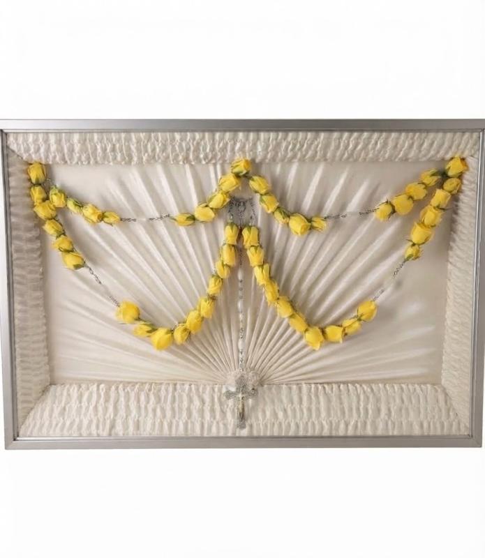 An image of Teleflora's Divine Grace 50 Bead Rosary Lavender