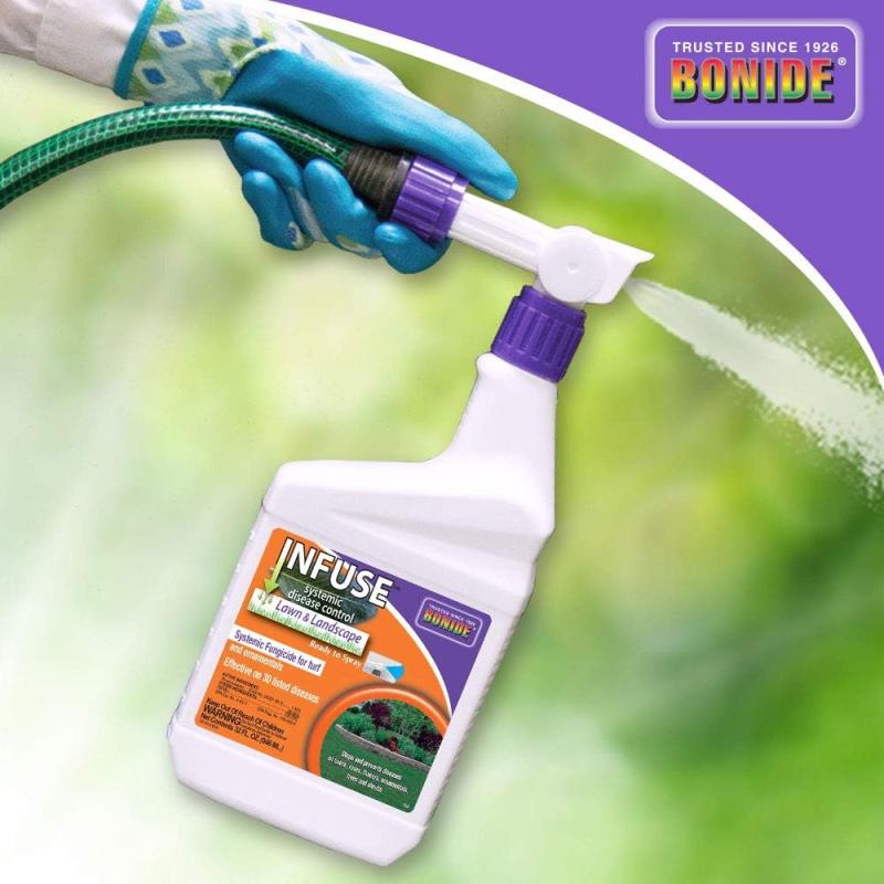 An image of Bonide Infuse Systemic Disease Control Lawn & Landscape 32 oz Hose-End