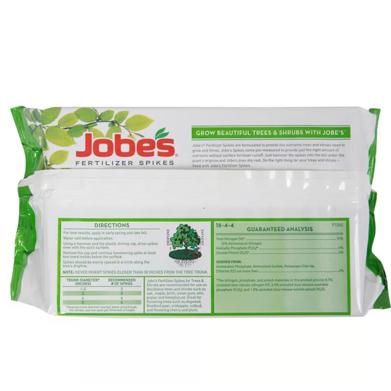 An image of Fertilizer Spikes 15-3-3 Jobe's 9 ct