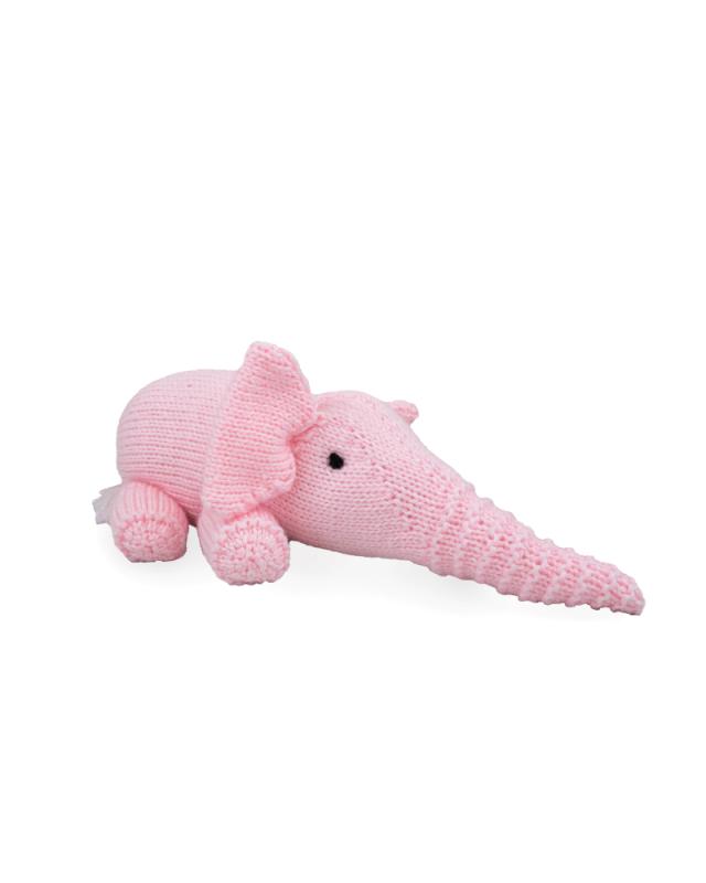 An image of Pink Handmade Elephant