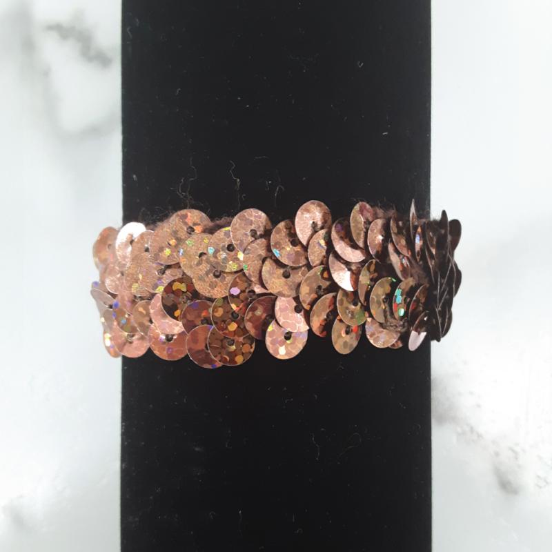 An image of Corsage Ranunculus Black Bracelet