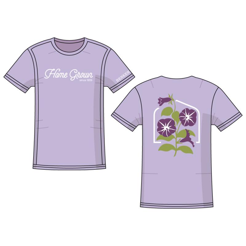 An image of Benken T-Shirt Cotton Blend Lavender S