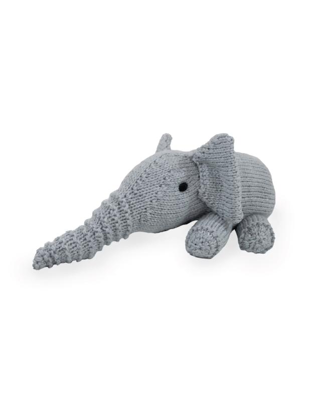 An image of Handmade Elephant Gift Set in Gray