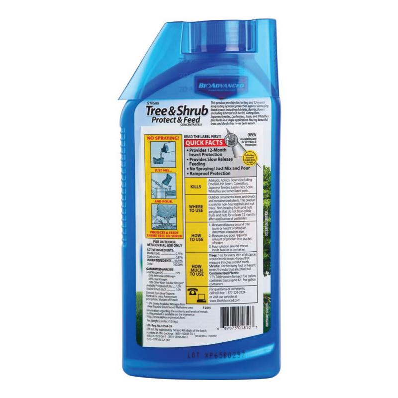 An image of Tree & Shrub Protect & Feed BioAdvanced 32 oz