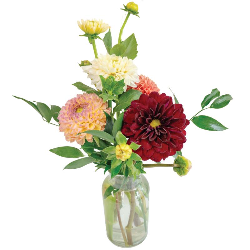 An image of Dancing Dahlias by Benken