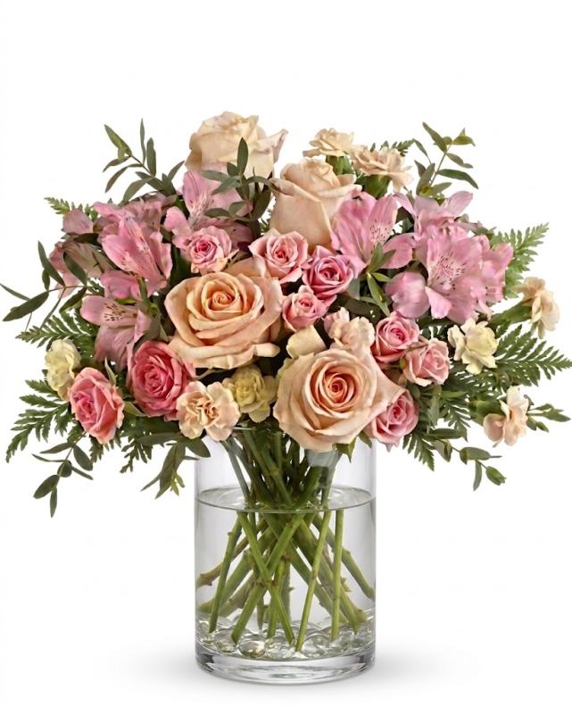 An image of Funeral Arrangement Pastel Standard