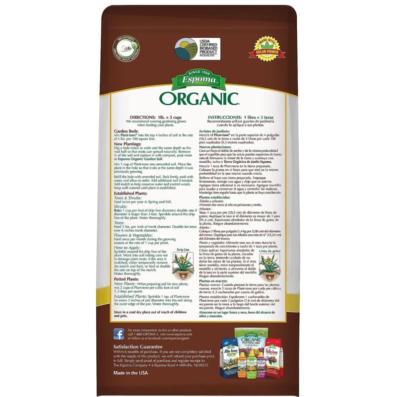 An image of Organic Plant-tone&reg; Espoma 4 lb