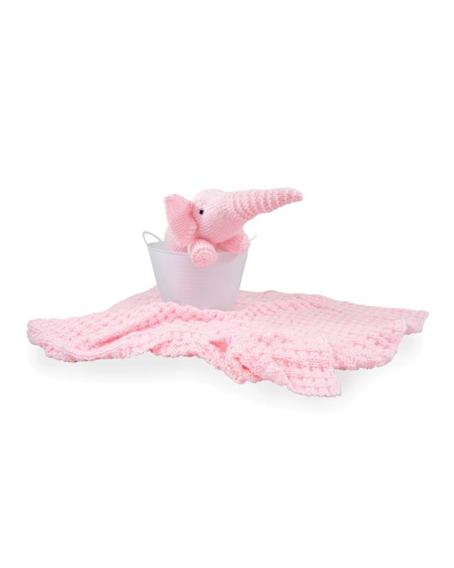 An image of Pink Handmade Elephant