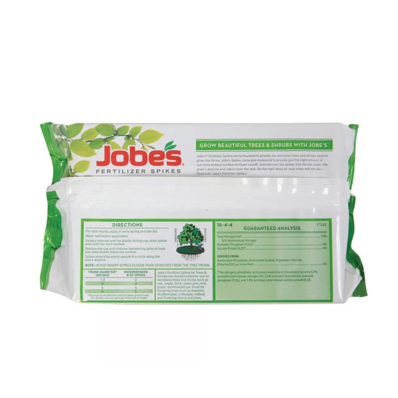 An image of Tree & Shrub Fertilizer Spikes 15-3-3 Jobe's 5 ct