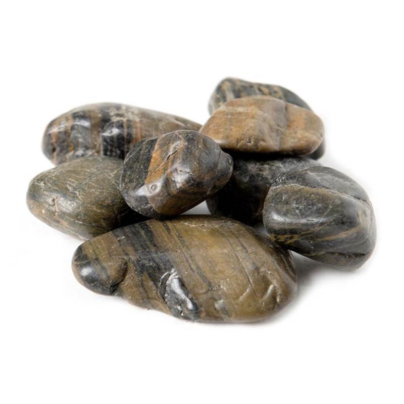 An image of Decorative Filler Stones White, Black, Tiger 25 oz