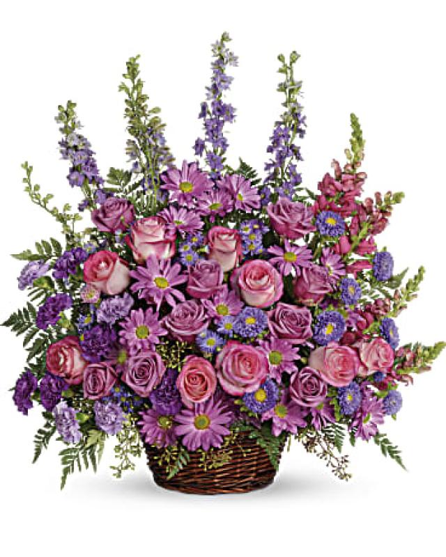 An image of Gracious Lavender Basket